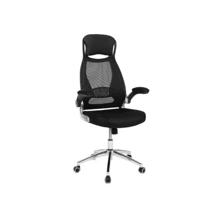 Bürostuhl Chefsessel Ergonomisch Stoff Schwarz