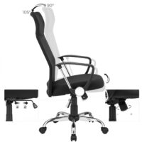 Ergonomischer Drehstuhl mit verstellbarer Sitzhöhe für komfortables Arbeiten.
