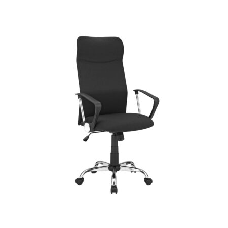 Ergonomischer Drehstuhl mit verstellbarer Sitzhöhe für komfortables Arbeiten.