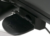 Ergonomischer Bürostuhl schwarz mit Lordosenstütze und 6D Armlehnen