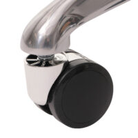 Ergonomischer Bürostuhl schwarz mit Lordosenstütze und 6D Armlehnen