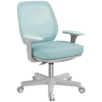 Bürostuhl ergonomisch höhenverstellbar drehbar grün