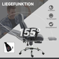 Bürostuhl höhenverstellbar Massagefunktion ergonomisch Dunkelgrau – Produktfoto zeigt modernes Design, hochwertige Materialien und funktionale Eigenschaften ideal für Wohn- oder Arbeitsbereiche. Perfekt als Einrichtungsinspiration oder zur Produktpräsentation in einem Onlineshop.