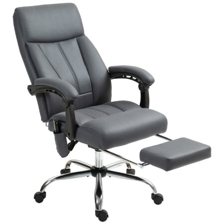 Bürostuhl höhenverstellbar Massagefunktion ergonomisch Dunkelgrau – Produktfoto zeigt modernes Design, hochwertige Materialien und funktionale Eigenschaften ideal für Wohn- oder Arbeitsbereiche. Perfekt als Einrichtungsinspiration oder zur Produktpräsentation in einem Onlineshop.