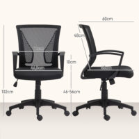 Bürostuhl höhenverstellbar mit Kippfunktion bis 120kg belastbar Schwarz – Produktfoto zeigt modernes Design, hochwertige Materialien und funktionale Eigenschaften ideal für Wohn- oder Arbeitsbereiche. Perfekt als Einrichtungsinspiration oder zur Produktpräsentation in einem Onlineshop.