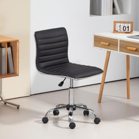 Bürostuhl höhenverstellbar mit Rollen bis 120kg belastbar Schwarz – Produktfoto zeigt modernes Design, hochwertige Materialien und funktionale Eigenschaften ideal für Wohn- oder Arbeitsbereiche. Perfekt als Einrichtungsinspiration oder zur Produktpräsentation in einem Onlineshop.