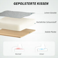 Bürostuhl ergonomisch höhenverstellbar mit Kippfunktion grau