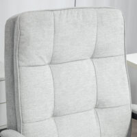 Bürostuhl ergonomisch höhenverstellbar mit Kippfunktion grau