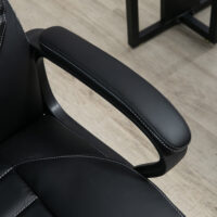 Bürostuhl ergonomisch höhenverstellbar mit Massage schwarz