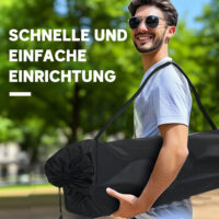 Campingstuhl 2 Sitzer klappbar mit Getränkehalter und Tragetasche