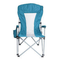Campingstuhl Klappstuhl aus Stahl türkis mit waschbarer Schutzhülle