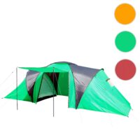 4 Personen Campingzelt wasserdichtes Kuppelzelt grün
