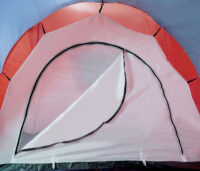 Campingzelt für 4 Personen wasserdichtes Kuppelzelt rot