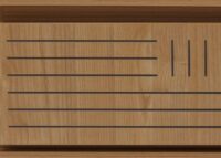 Couchtisch Sofatisch Wohnzimmertisch Beistelltisch 2 Schubladen 40x120x60cm Ulme natur