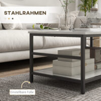 Couchtisch 2er-Set Marmoroptik Wohnzimmer Weiss – Produktfoto zeigt modernes Design, hochwertige Materialien und funktionale Eigenschaften ideal für Wohn- oder Arbeitsbereiche. Perfekt als Einrichtungsinspiration oder zur Produktpräsentation in einem Onlineshop.