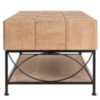 Couchtisch Wohnzimmertisch Sofatisch Beistelltisch Ablage MDF 51x120x61cm