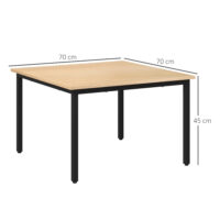 Couchtisch Beistelltisch Kaffeetisch Natur-Schwarz