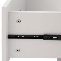 Couchtisch Beistelltisch Sofatisch Fischgrätenmuster 42x103x60cm weiss
