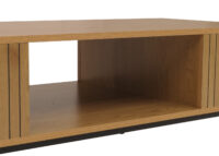 Couchtisch Tisch Sofatisch Beistelltisch Ablage MDF 39x120x60cm natur