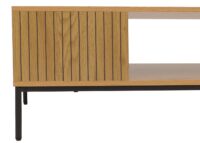 Couchtisch Tisch Sofatisch Beistelltisch Ablage MDF 39x120x60cm natur