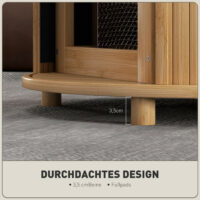 Couchtisch rund aus Bambus mit verstecktem Stauraum Ø60x45cm Natur – Produktfoto zeigt modernes Design, hochwertige Materialien und funktionale Eigenschaften ideal für Wohn- oder Arbeitsbereiche. Perfekt als Einrichtungsinspiration oder zur Produktpräsentation in einem Onlineshop.