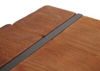 Couchtisch Wohnzimmertisch Tanne Holz rustikal massiv 40x120x60cm braun