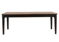 Couchtisch Beistelltisch Sofatisch HDF Laminat 46x120x70cm Sheesham-Optik dunkle Beine