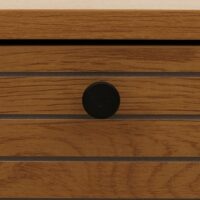 Couchtisch Wohnzimmertisch Sofatisch skandinavisch Metall Holz 45x100x50cm natur
