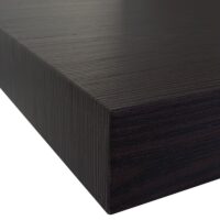 Couchtisch Wohnzimmertisch 40x110x60cm Wenge dunkle Metallfüsse