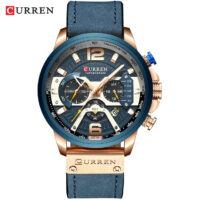 Curren Herren Armbanduhr Quarz 48mm Gehäuse Blue