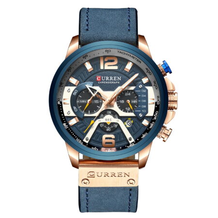 Curren Herren Armbanduhr Quarz 48mm Gehäuse Blue