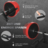 Langhantelheber Deadlift Jack rutschfest für Kreuzheben Fitness