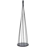 Deko-Baum Weihnachtsbaum Schmuckbaum Weihnachtsdeko Metall 115cm schwarz