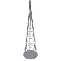 Deko-Baum Weihnachtsbaum Schmuckbaum Weihnachtsdeko Metall 115cm silberfarben