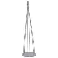 Deko-Baum Weihnachtsbaum Schmuckbaum Weihnachtsdeko Metall 115cm silberfarben