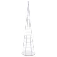 Deko-Baum Weihnachtsbaum Schmuckbaum Weihnachtsdeko Metall 115cm weiss