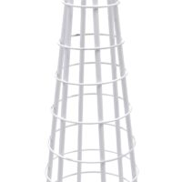 Deko-Baum Weihnachtsbaum Schmuckbaum Weihnachtsdeko Metall 115cm weiss