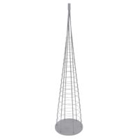 Deko-Baum Weihnachtsbaum Schmuckbaum Weihnachtsdeko Metall 160cm silberfarben