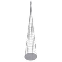 Deko-Baum Weihnachtsbaum Schmuckbaum Weihnachtsdeko Metall 160cm silberfarben