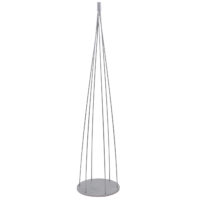 Deko-Baum Weihnachtsbaum Schmuckbaum Weihnachtsdeko Metall 160cm silberfarben