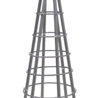 Deko-Baum Weihnachtsbaum Schmuckbaum Weihnachtsdeko Metall 60cm silberfarben