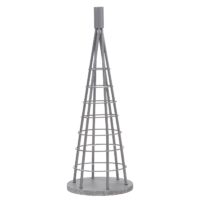 Deko-Baum Weihnachtsbaum Schmuckbaum Weihnachtsdeko Metall 60cm silberfarben