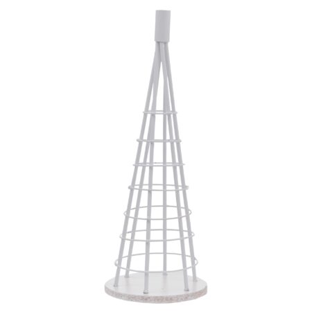 Deko-Baum Weihnachtsbaum Schmuckbaum Weihnachtsdeko Metall 60cm weiss