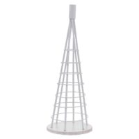 Deko-Baum Weihnachtsbaum Schmuckbaum Weihnachtsdeko Metall 60cm weiss