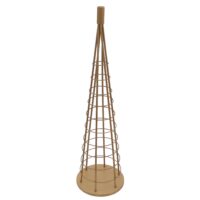 Deko-Baum Weihnachtsbaum Schmuckbaum Weihnachtsdeko Metall 90cm goldfarben