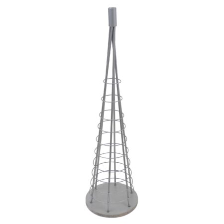 Deko-Baum Weihnachtsbaum Schmuckbaum Weihnachtsdeko Metall 90cm silberfarben