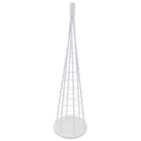 Deko-Baum Weihnachtsbaum Schmuckbaum Weihnachtsdeko Metall 90cm weiss