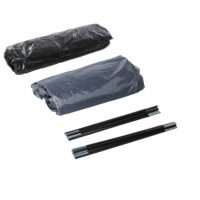 Doppelwandzelt für 4 Personen, wasserdicht und stabil für Camping.