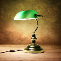 Tischlampe Colonia 37xØ 17cm Grün
