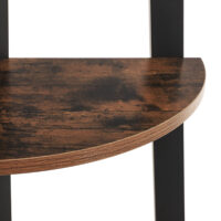 Eckregal Industriell Standregal 5-stufig Braun